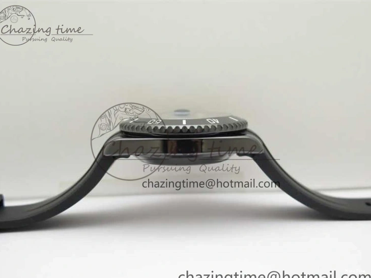 MiroTime 0122 Submariner 40mm Black Ceramic 5GF Best Edition Black Dial on Black Rubber Strap SA Unique 2464